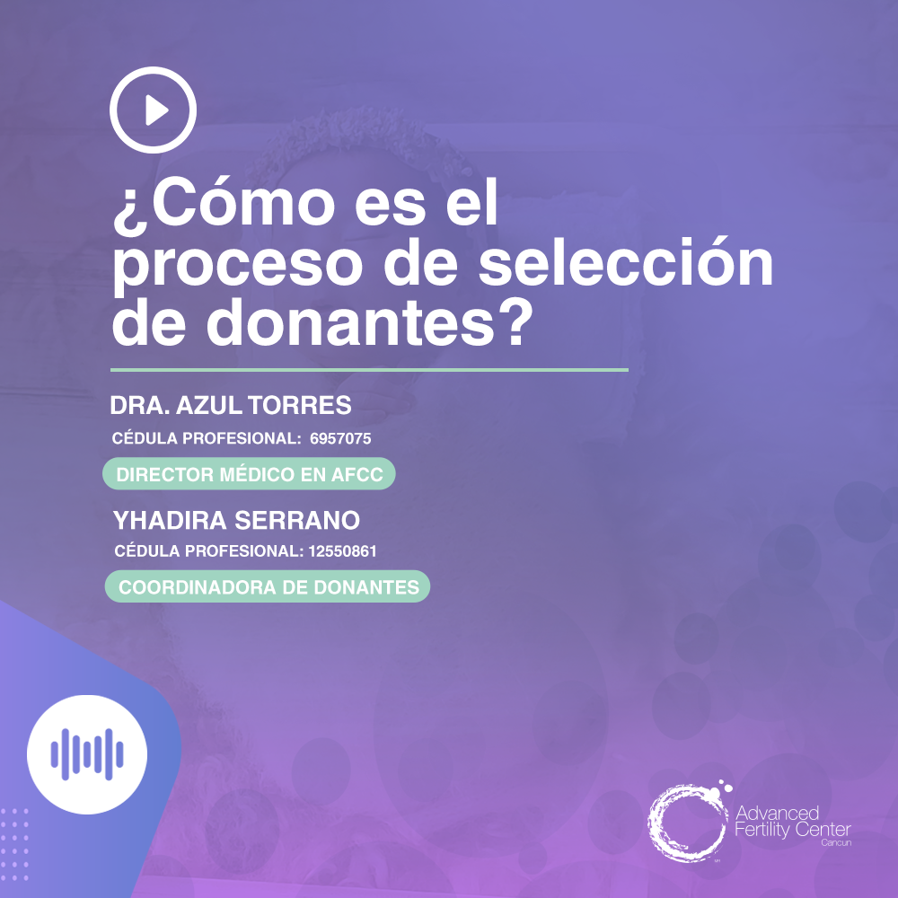 ¿Cómo es el proceso de selección de donantes?