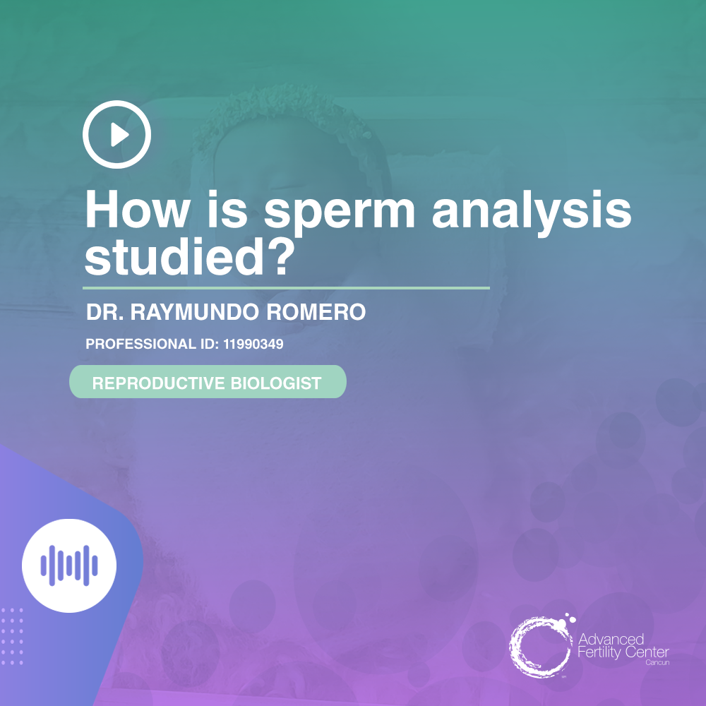 How is sperm analysis studied