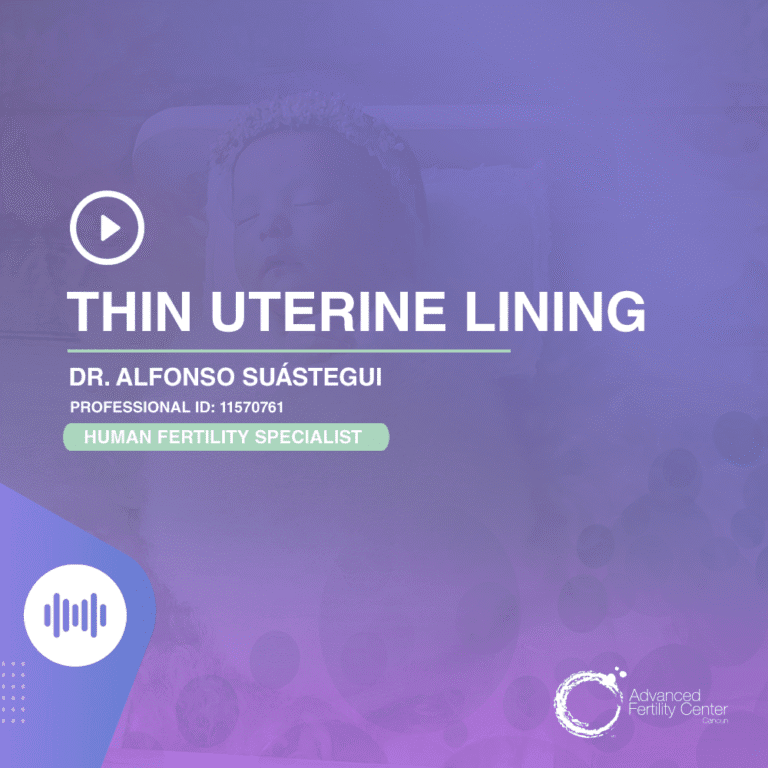 Thin uterine lining