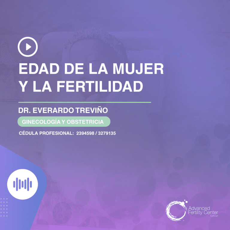 Edad de la mujer y la fertilidad