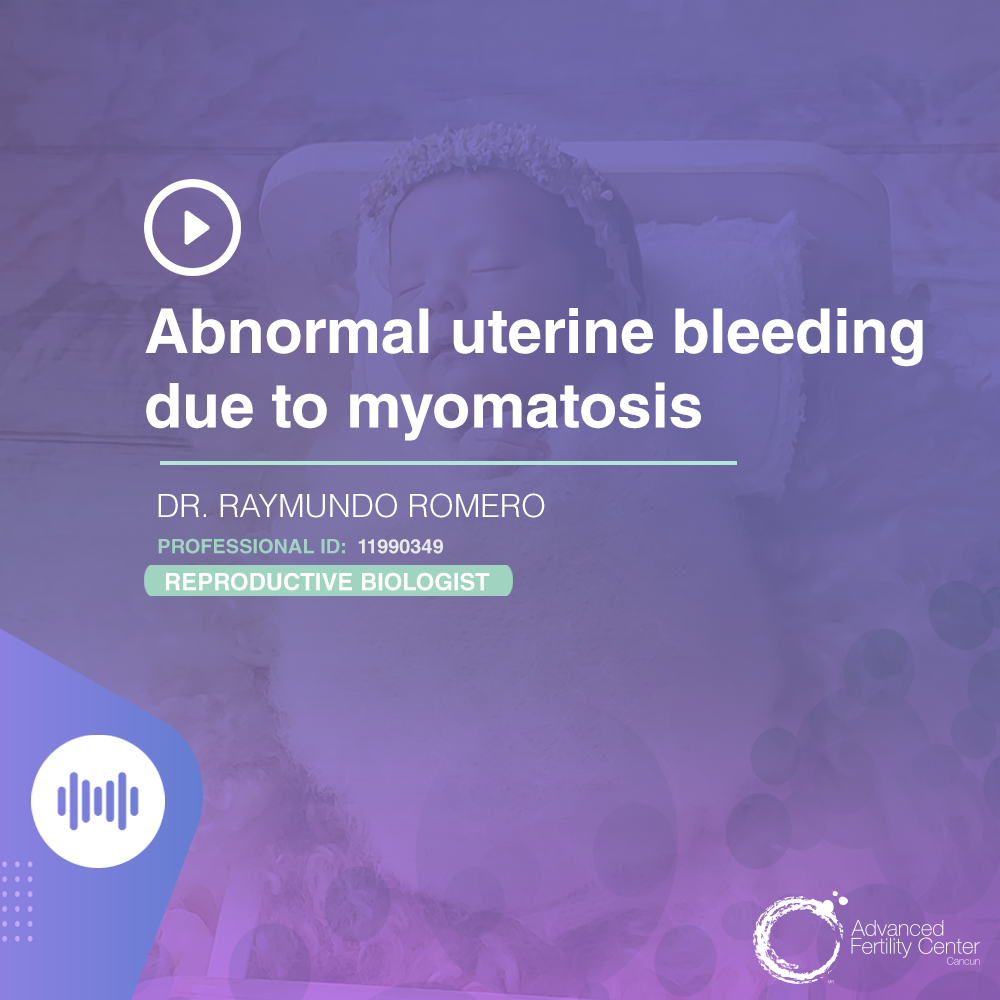 Abnormal uterine bleeding due to myomatosis